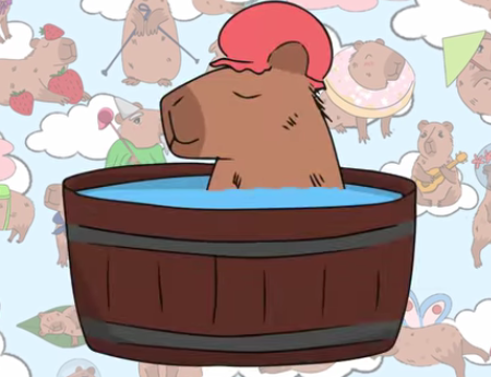 Play 100 Hidden Capybaras online - Puzzle Games browser game thumbnail