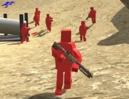 Play Battlefield Red Blue War online - Action Games browser game thumbnail