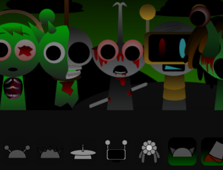Play Sprunki Zombies online - Horror Games browser game thumbnail