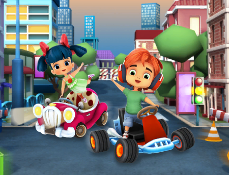 Play Kart Hooligans Unblocked online - Action Games browser game thumbnail