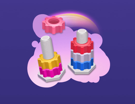 Play Nutsort Boost Unblocked online - Hot Games browser game thumbnail