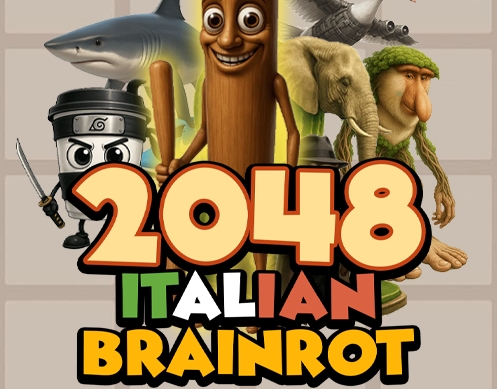 Play Italian Brainrot 2048 online - Hot Games browser game thumbnail
