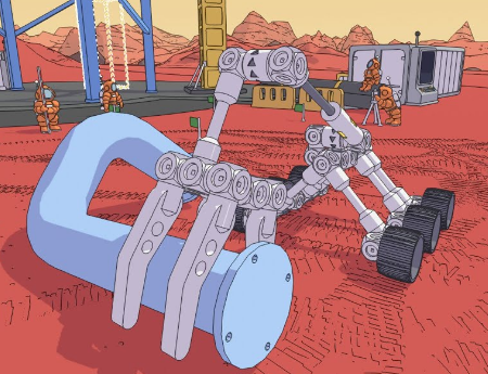 Play Mars First Logistics online - Hot Games browser game thumbnail