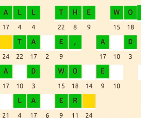Cryptogram - Play Online Cryptogram Without Download