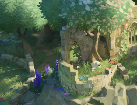 Play Tiny Glade online - Hot Games browser game thumbnail
